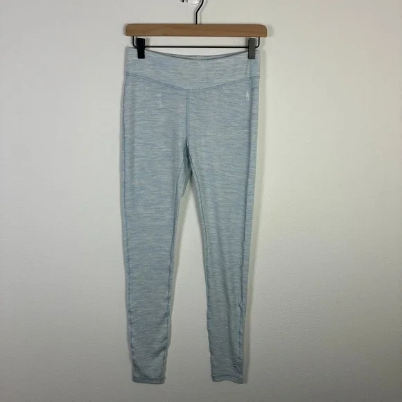 Smartwool Classic Merino Base Layer Leggings Blue Women's Small Outdoors Winter - Picture 1 of 6